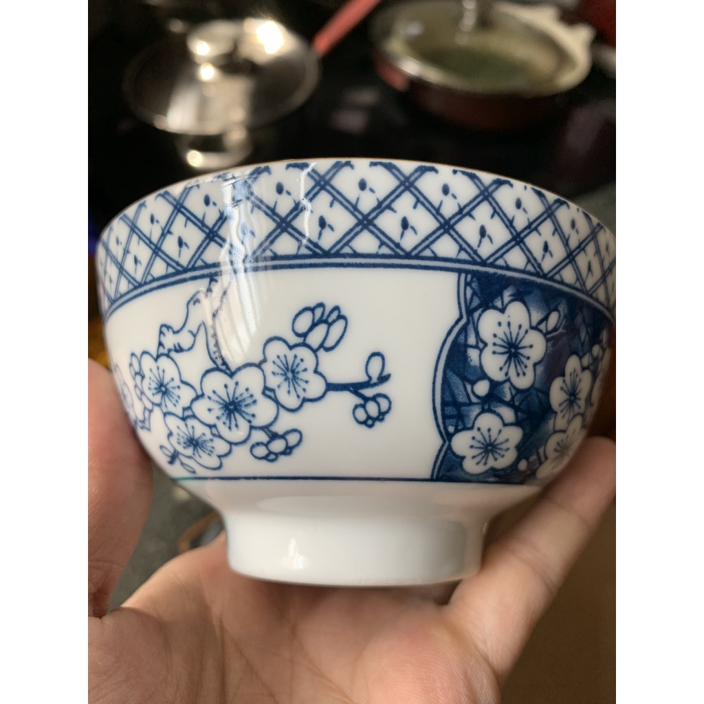 Bát ăn cơm sứ Decor, họa tiết lòng bát