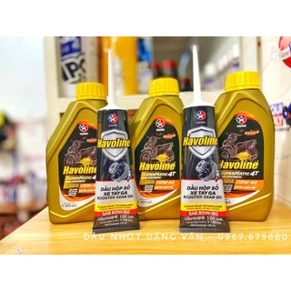 Combo Dầu Nhớt Havoline tay Ga 0.8L và Láp tuýt 80W90