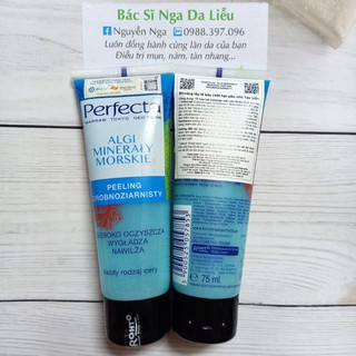 ✅[CHÍNH HÃNG] KHOÁNG TẨY TẾ BÀO CHẾT HẠT SIÊU NHỎ TẢO BIỂN PERFECTA.	