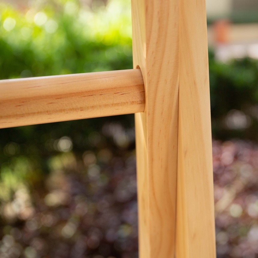 Giá treo quần áo 3 tầng gỗ lắp ráp đa năng A hanger mushroom thương hiệu MW FURNITURE - Nội thất căn hộ