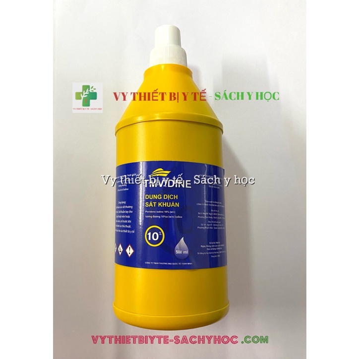 Dung dịch Sát khuẩn Povidone iodine 10% (cồn vàng) (Thương hiệu Tm Vidine)