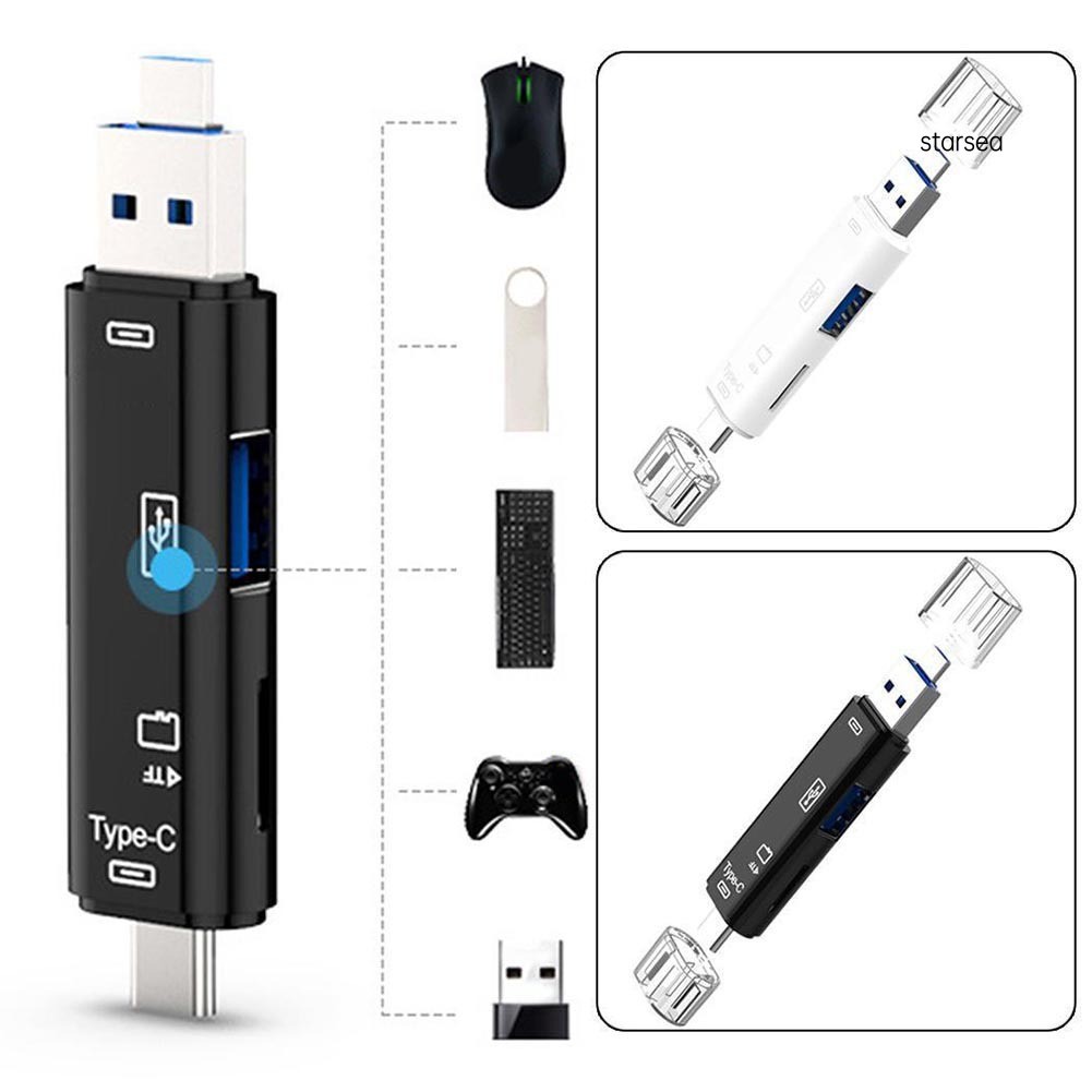 Đầu Đọc Thẻ Nhớ Usb 3.0 Loại C 5 Trong 1 | WebRaoVat - webraovat.net.vn