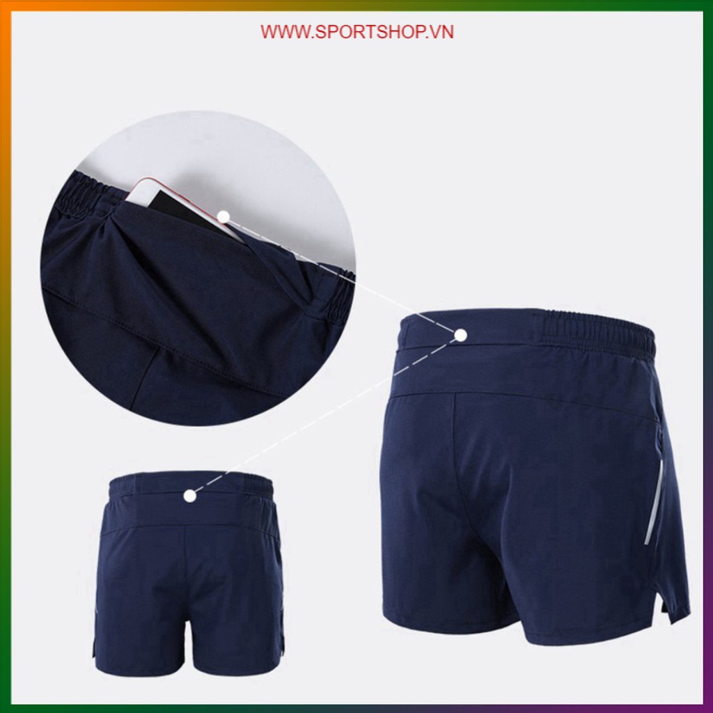Quần chạy bộ nam ARSUXEO MS03, quần short thể thao 2 lớp (boxer) thiết kế 2 túi đa năng, siêu nhẹ, thoáng khí | BigBuy360 - bigbuy360.vn