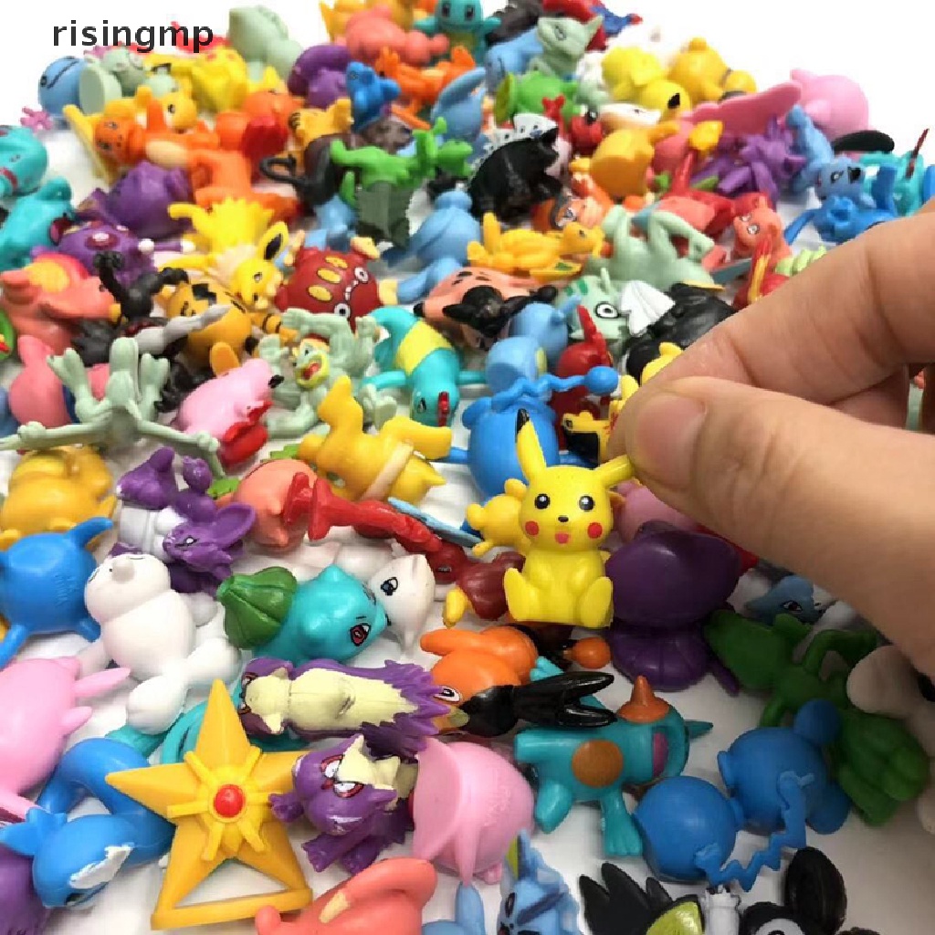 Set 24 Mô Hình Đồ Chơi Nhân Vật Pokemon Kích Thước 2.5-3cm ♨Trên đó