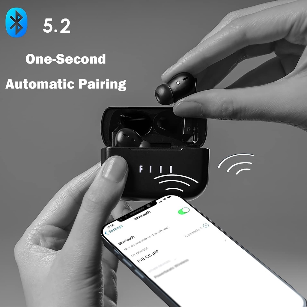 Tai nghe True Wireless FIIL CC Pro - Chống ồn ANC, Bluetooth 5.2, Pin 30 giờ
