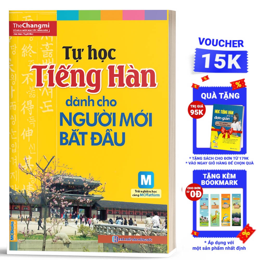 Sách - Tự Học Tiếng Hàn Cho Người Mới Bắt Đầu - Học Kèm App Online