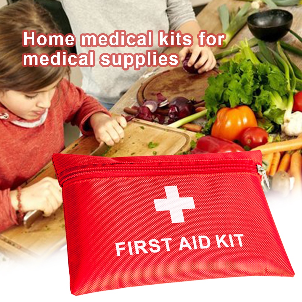 Set 39 dụng cụ sơ cứu y tế kèm túi đựng bằng vải tiện dụng cho các hoạt động ngoài trời