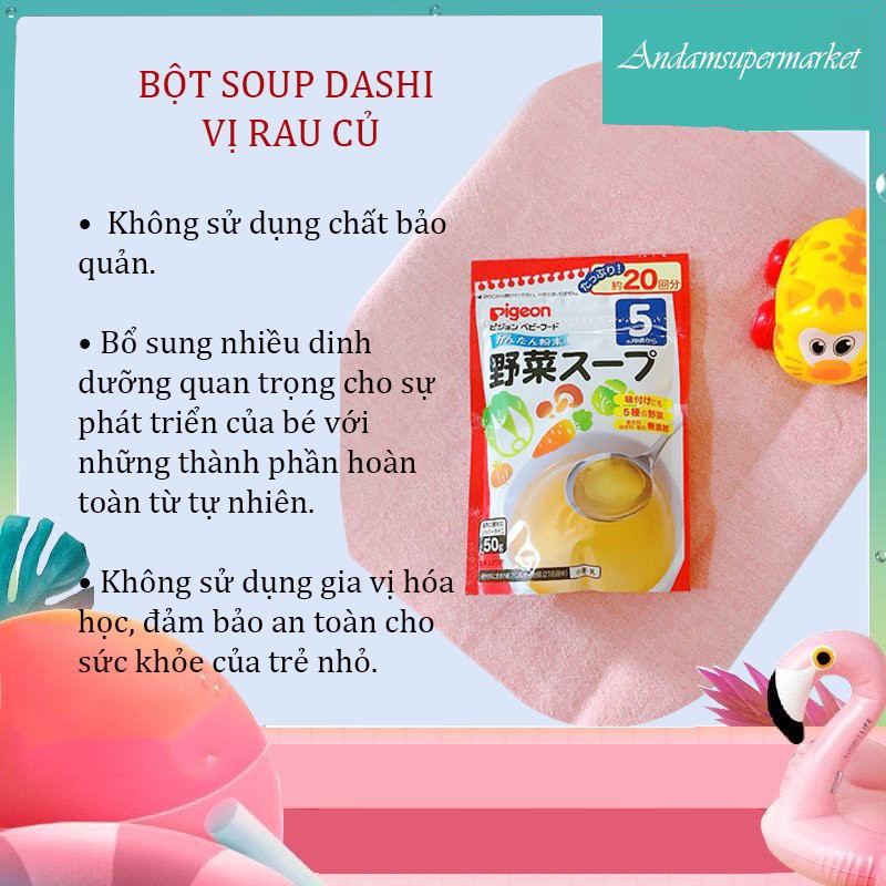 Bột soup Dashi vị rau củ cho Bé