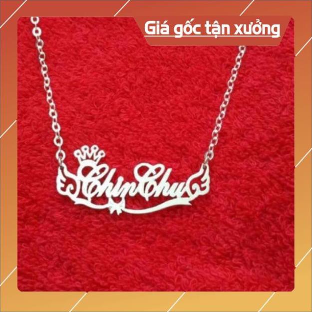 FREE SHIP Dây chuyền đặt theo tên ...bạc đẹp