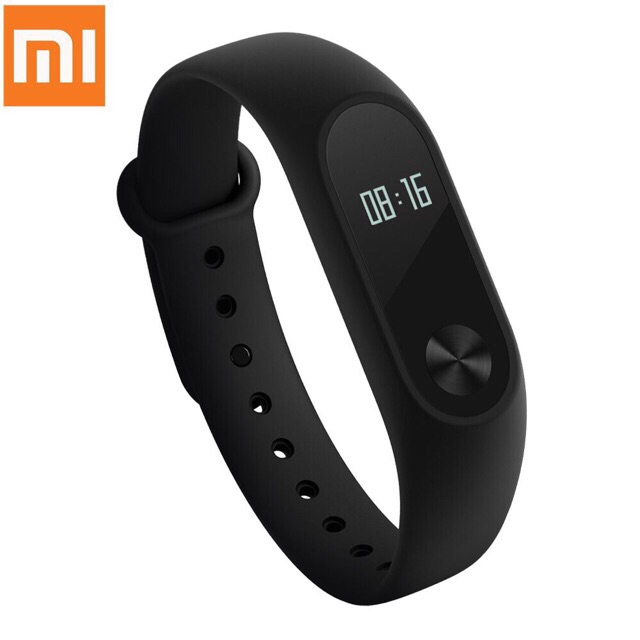 Vòng đeo tay Xiaomi Miband2 (Đen) - Hàng chính hãng