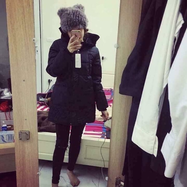 Áo phao đại hàn bên trong lót bông