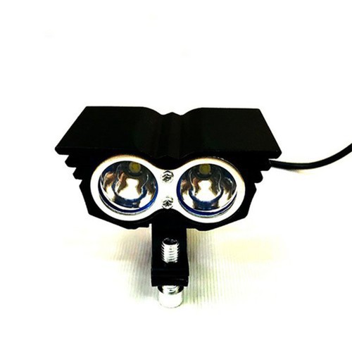 Đèn xe máy X2 mắt cú siêu sáng , đèn pha led X2 mắt cú trợ sáng gắn xe máy + tặng công tác on off