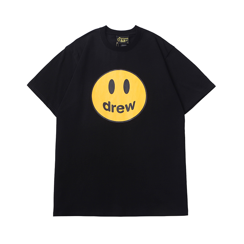 Áo thun tay ngắn in hình mặt cười phong cách cổ điển