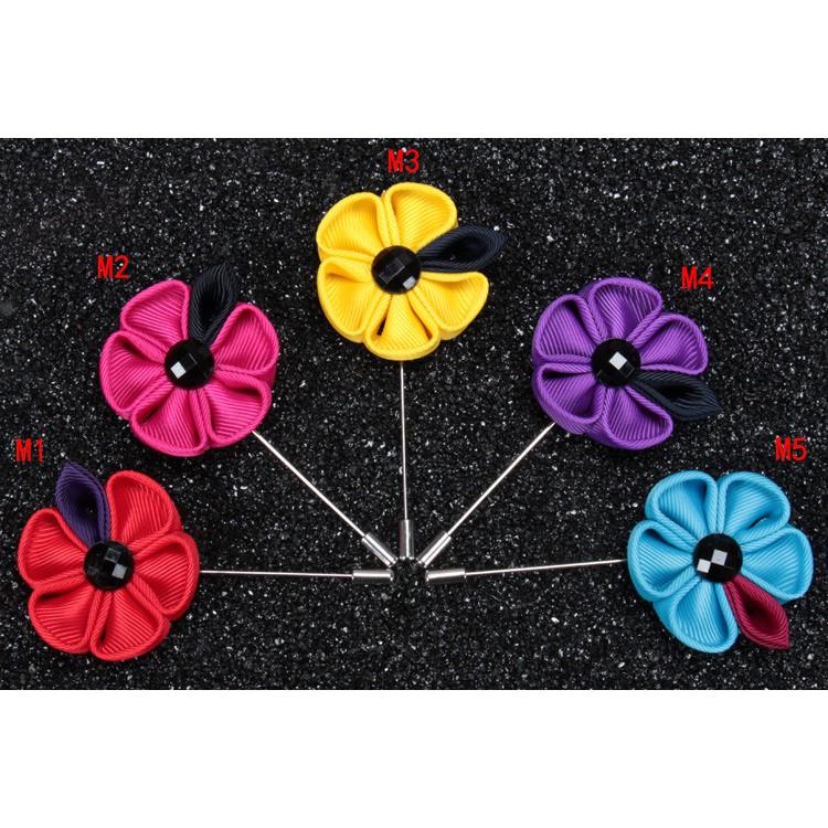 Ghim cài áo nam hình hoa lịch lãm GC83