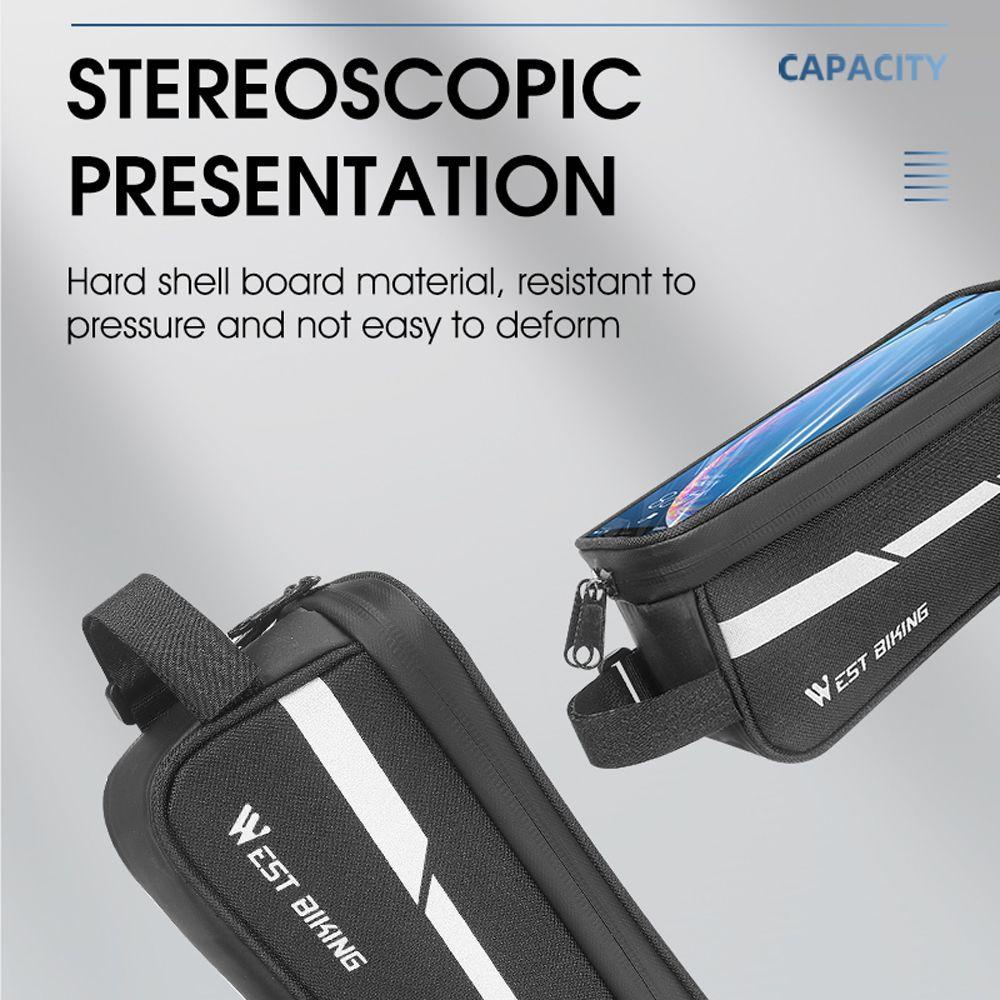 Túi Đựng Đồ Cỡ Lớn Gắn Khung Trước Xe Đạp Ốp