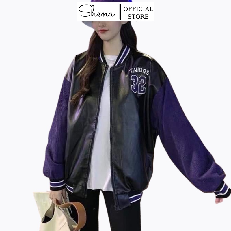 Áo Bomber Nam Nữ Jackets Nhung Tăm Số 32 Shena SP000163 | BigBuy360 - bigbuy360.vn