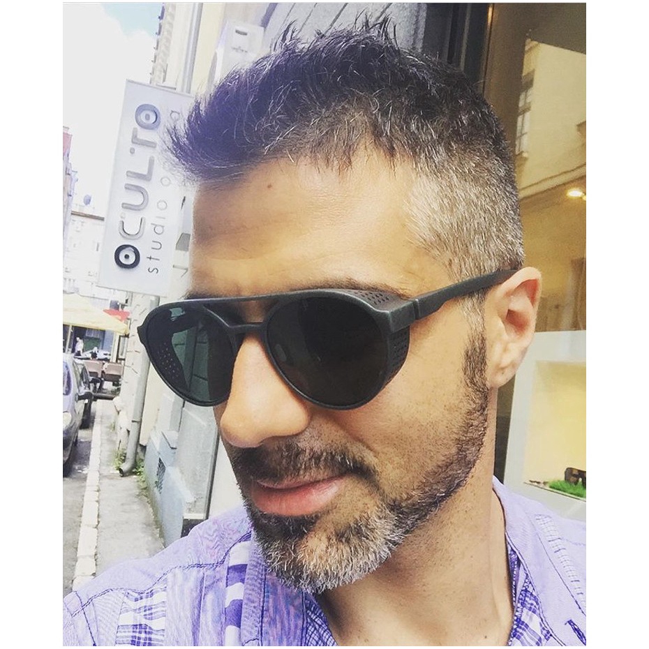 Kính mát SAMJUNE gọng tròn cổ điển cho nam và nữ