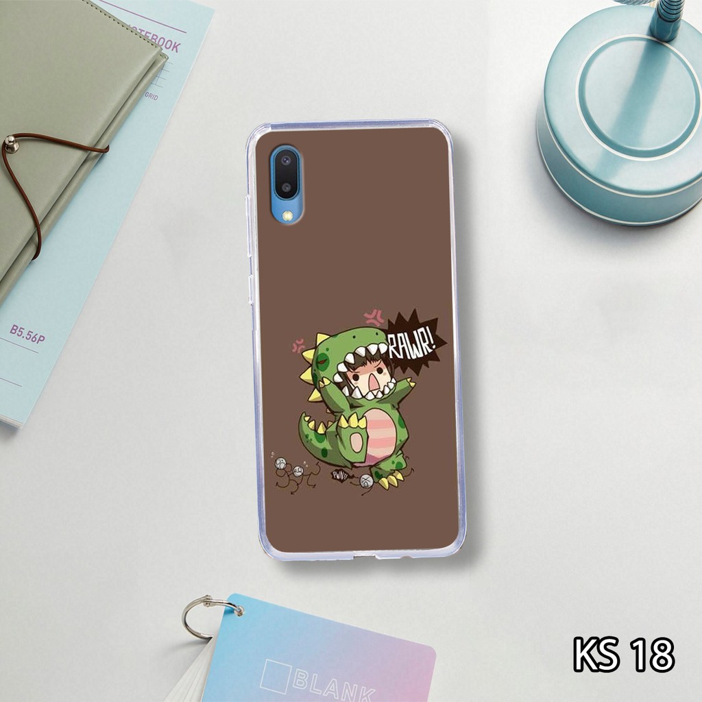 [ MẪU ĐẸP ] Ốp lưng Samsung A02  in hình khủng long xanh siêu đáng yêu_KINGSTORE.HN_Ốp dẻo trong SS A02