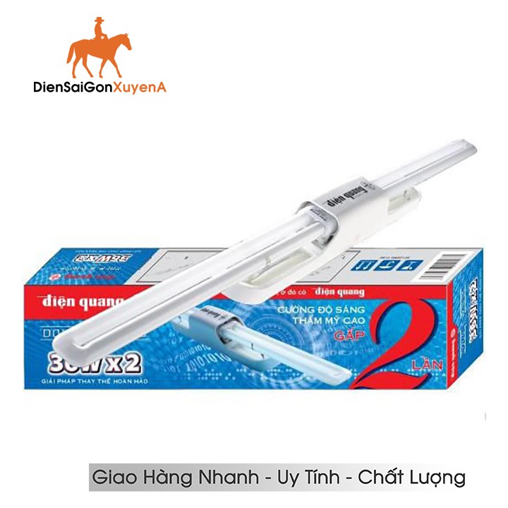 Bộ bóng đèn Điện Quang Double Wing 36W