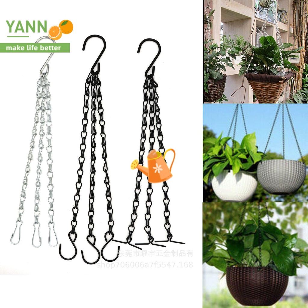 Dây Xích Treo Chậu Hoa / Cây Cảnh 3 Điểm 15.7inch Thay Thế Tiện Dụng