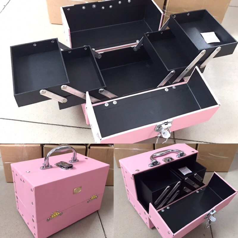 Cốp 4 mâm Dài 25cm đựng mỹ phẩm, dụng cụ dùng cá nhân