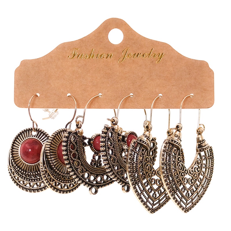 Hoa tai đi biển nhiều màu sắc phong cách boho cá tính mới mẻ M003
