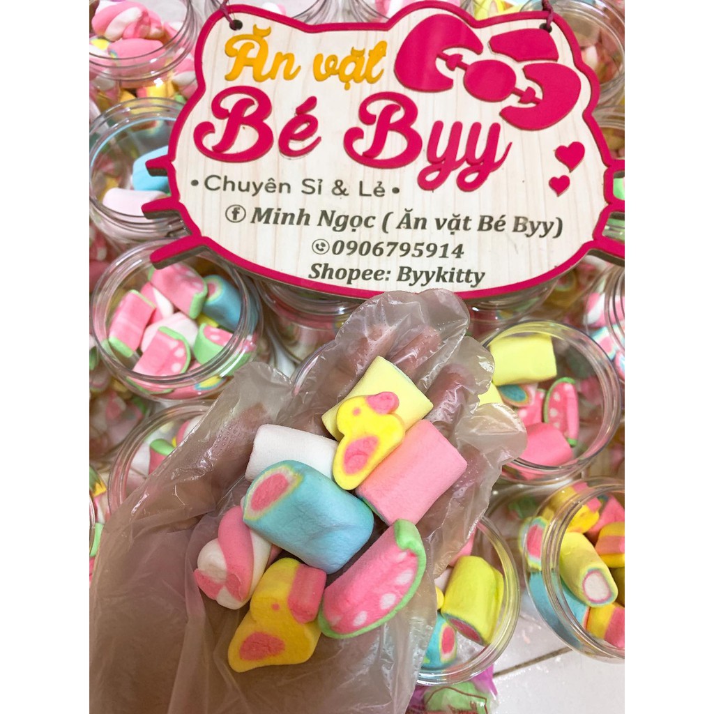 500G Kẹo Bông Gòn Marshmallow Mix