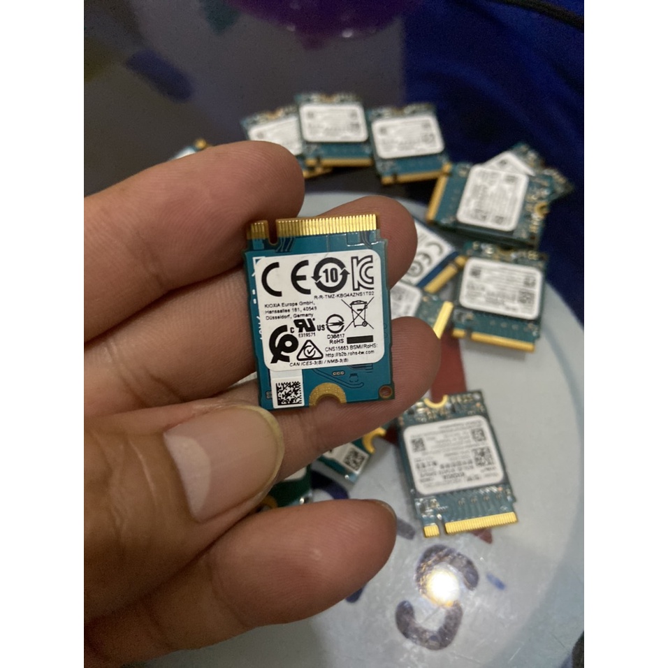 SSD Nvme 128GB Kioxia chuẩn 2230 có giá chuyển ra 2280 - Hàng Zin tháo máy BH 12 Tháng