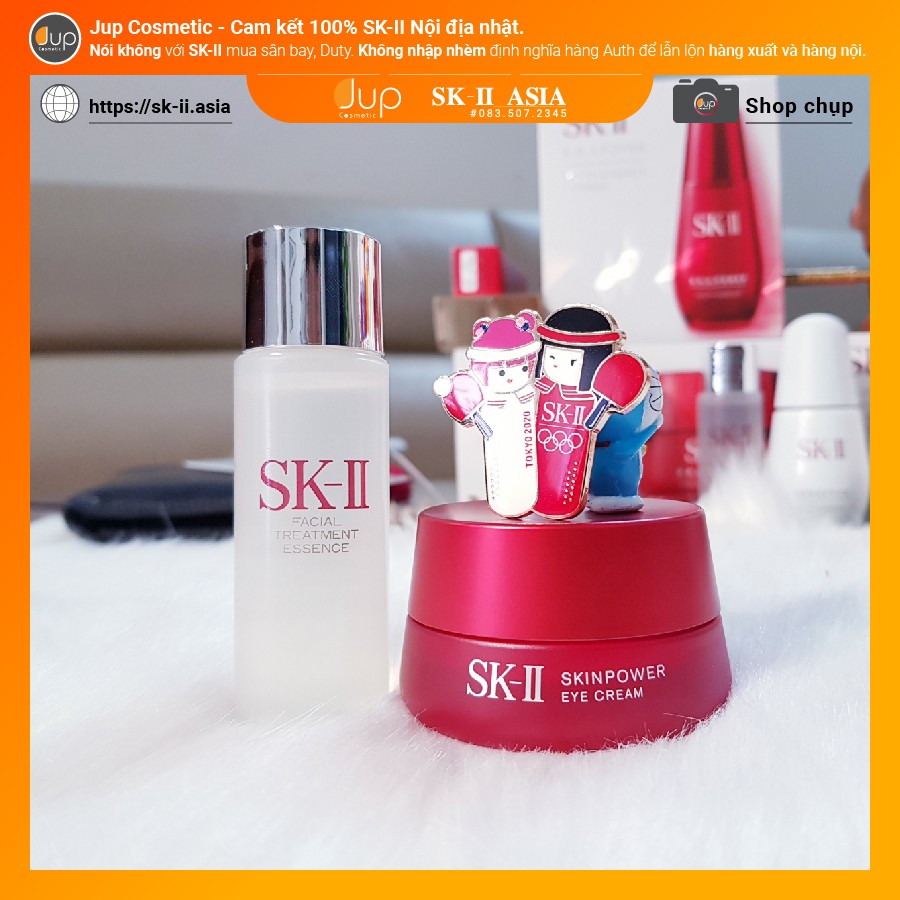 Set Kem mắt SK-II Skin Power Eye Cream 15g