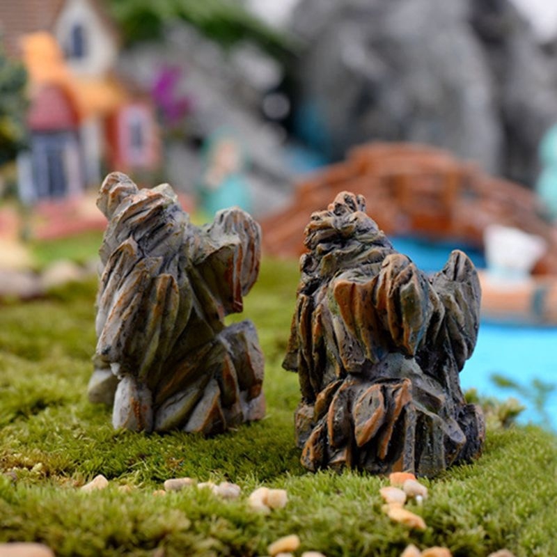 1 Đồ trang trí Hòn Non Bộ Đá Tự Nhiên Dùng Trang Trí Khu Vườn