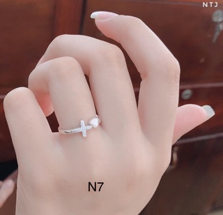 NHẪN BẠC NỮ BẠC TA CAO CẤP 925 NHẪN KIỂU MINI