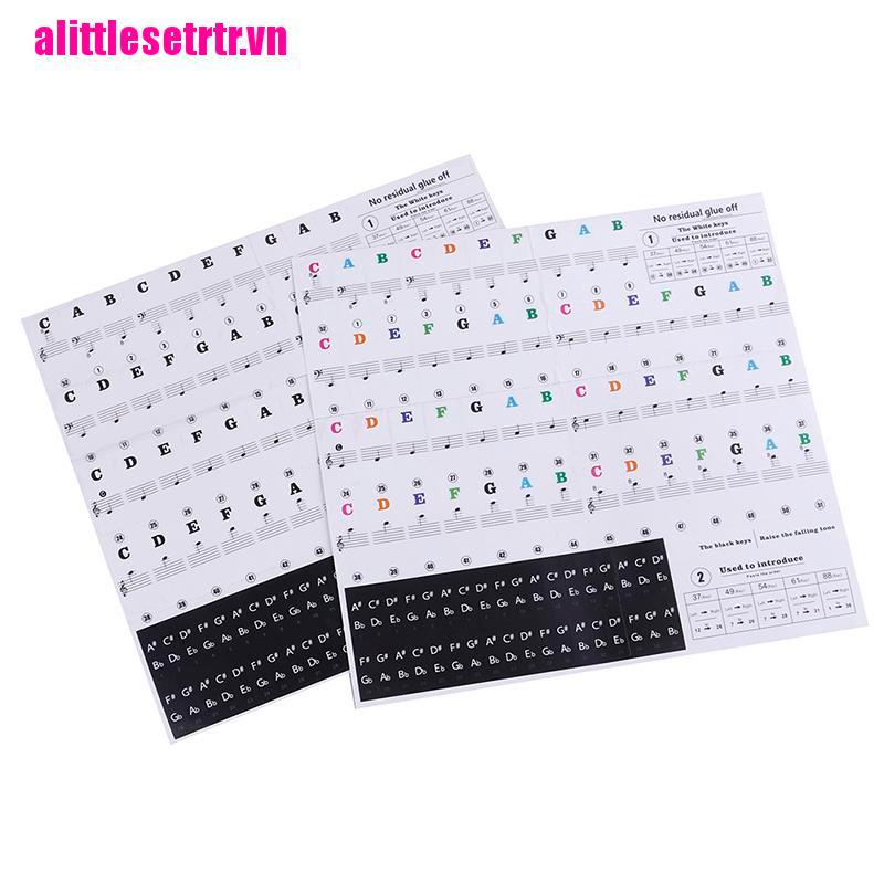 Nhãn Dán Tên Đàn Piano Điện Tử 54 61 88 Phím