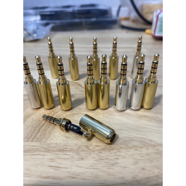 Giắc 3.5 hàn dây livetream 4 khấc