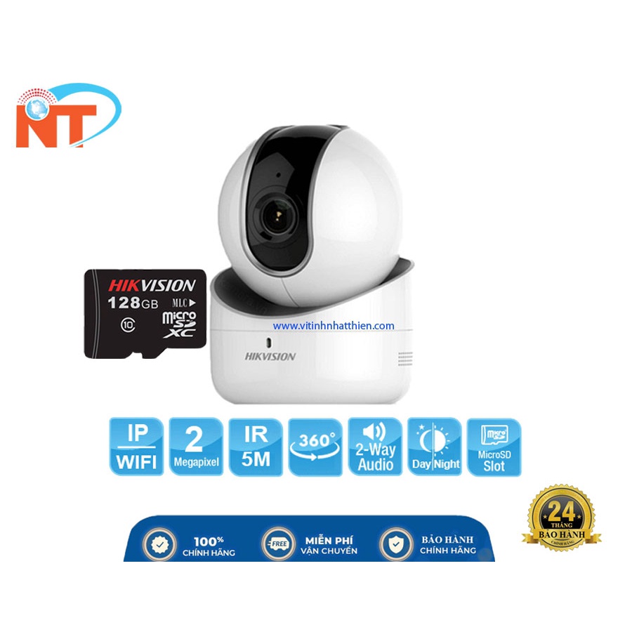 CAMERA IP ROBO HỒNG NGOẠI HIKVISION DS-2CV2Q21FD-IW 2Mp 1080P, ĐÀM THOẠI 2 CHIỀU hàng chính hãng