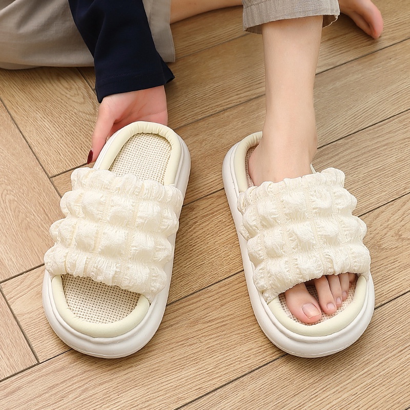 Dép đi trong nhà mẫu mới thời trang , đế cao , chống trơn trượt , hàng có sẵn , cam kết giống hình , dép nữ hottrend