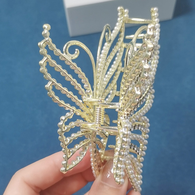 Kẹp Tóc Hình Bướm Sang Trọng Bằng Hợp Kim Cho Nữ