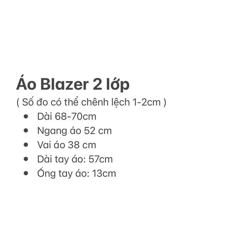 🌿 ÁO KHOÁC BLAZER 2 LỚP DỄ THƯƠNG 🌿 | BigBuy360 - bigbuy360.vn