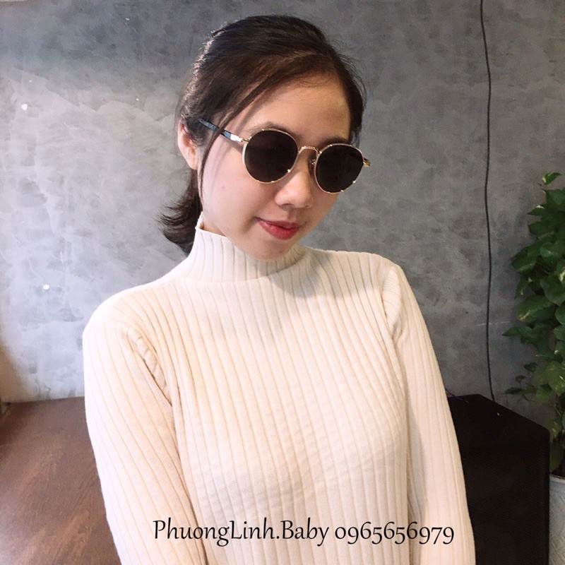 Ảnh thật - Váy cho bà bầu chất len siêu dầy dặn dành cho mùa đông mẹ bầu cao cổ mã B07