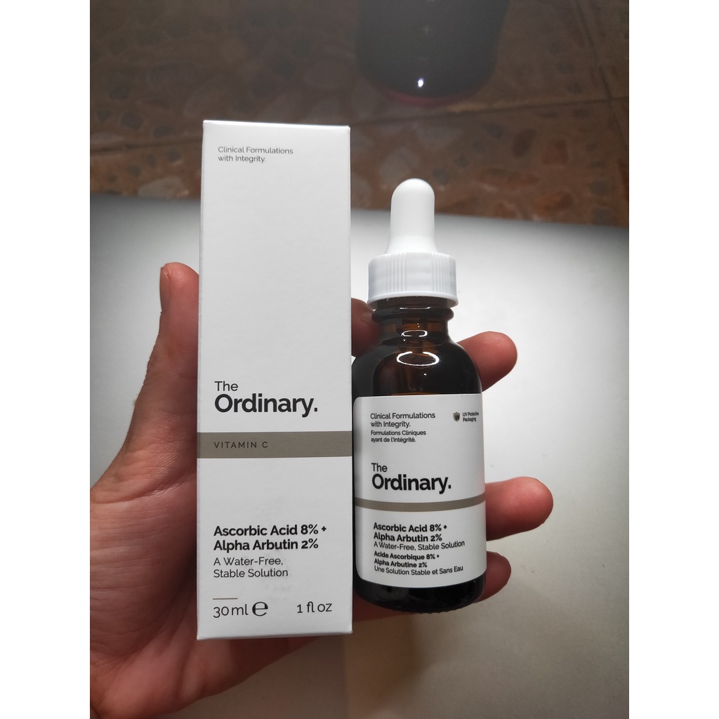Dung dịch chăm sóc da acid 8% + alpha arbutin 2% The Ordinary 30ml