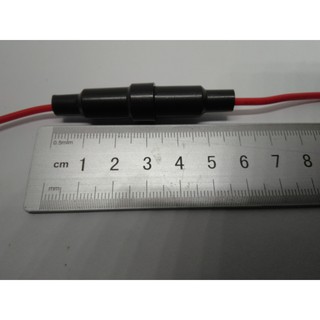 Dây nối cầu chì ống (đế gắn cầu chì ống, dây cố định cầu chì ống)(dùng với cầu chì ống 6x30mm)(combo 2 cái)