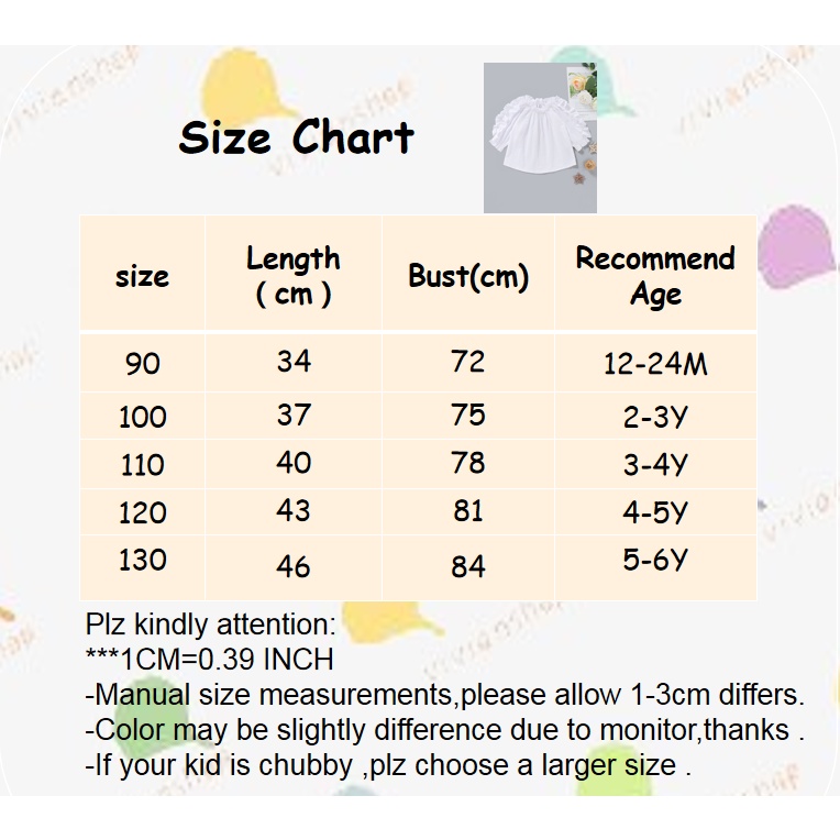 Áo sơ mi trắng Mikrdoo diềm xếp nếp dễ thương cho bé gái