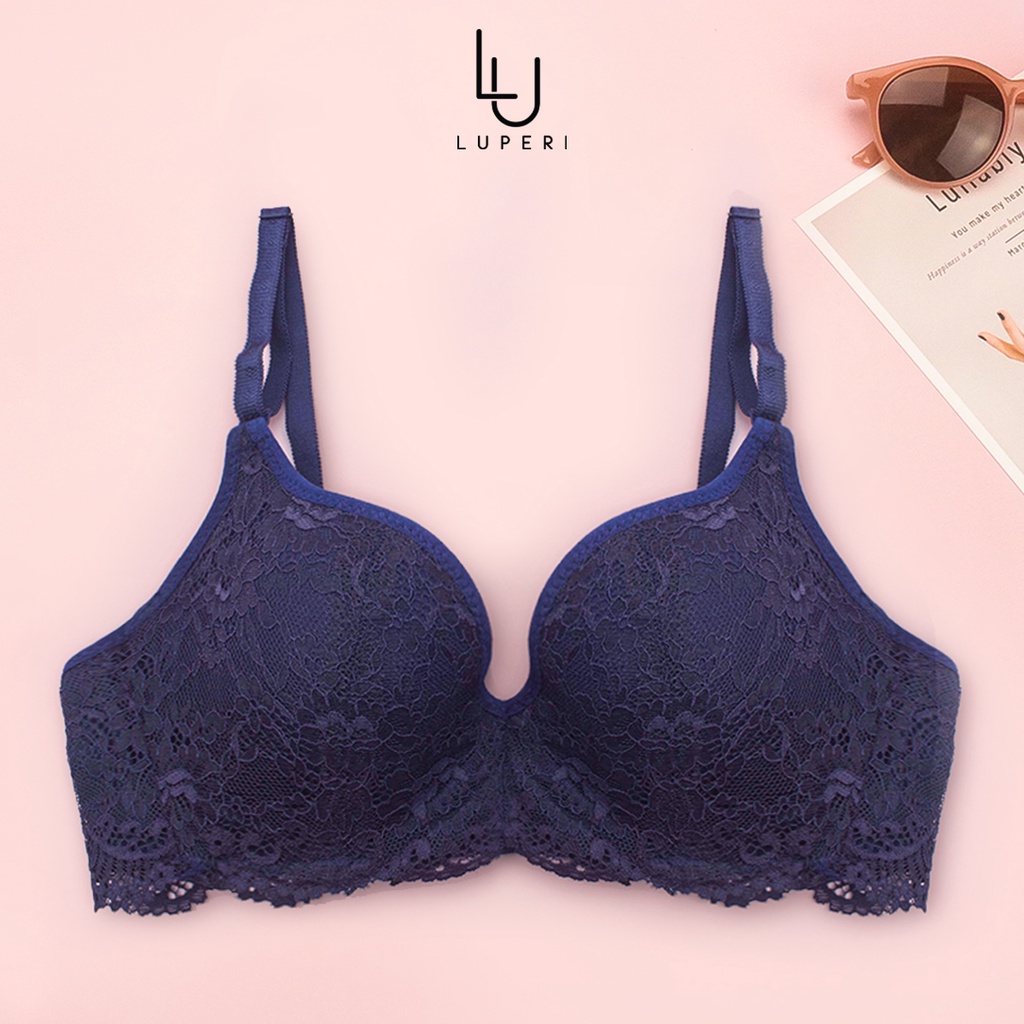 Áo Lót Nữ Ren Siêu Mỏng Gọng Nhựa Luperi Dây Lưng Không Gân Dành Cho Người Ngực To Ngực Bầu Ngực Sau Sinh Sp812