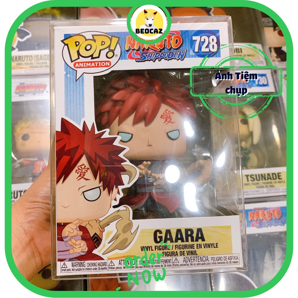 [Full Box Tặng Hộp Bảo Vệ] Mô hình Funko nội địa Trung Gaara No.728 kazekage làng cát Naruto bền màu an toàn Beocaz