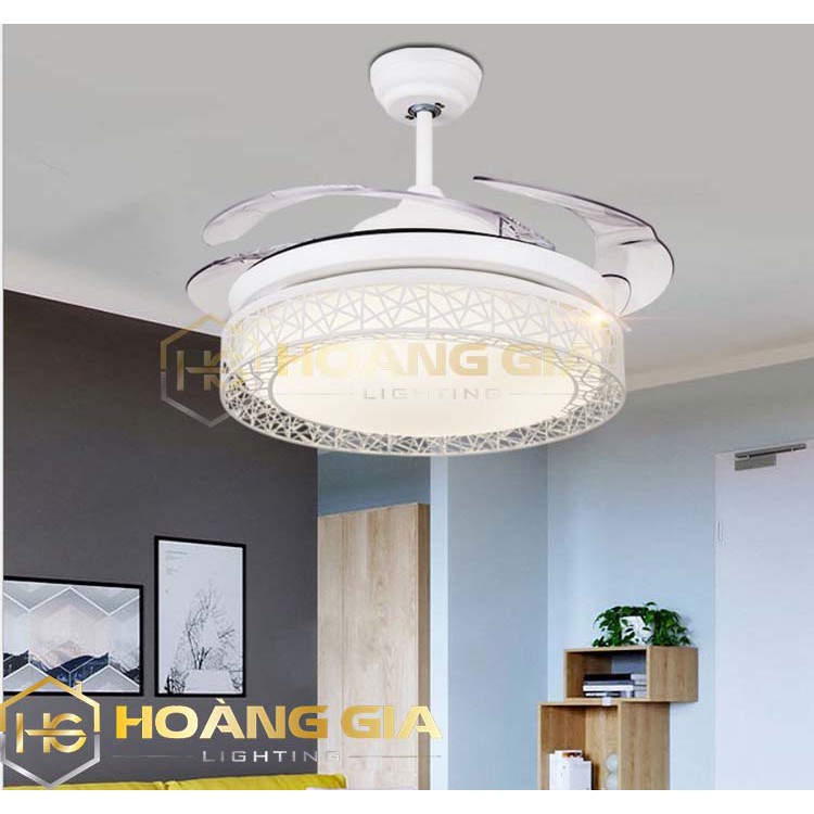 Quạt Trần Đèn 🌟Quạt Trần Phòng Khách A8701🌟Cánh Cụp Cánh Xòe Có 3 Chế Độ Ánh Sáng Sang Trọng 🌟 Điều Khiển Từ Xa | BigBuy360 - bigbuy360.vn