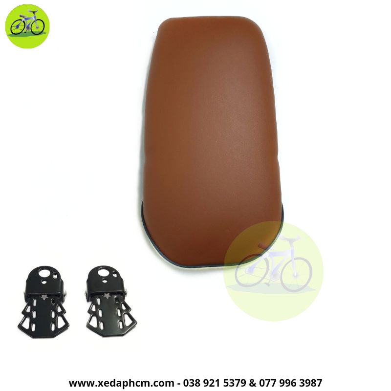 Gác chân xe đạp và nệm yên sau xe đạp bộ 2 sản phẩm