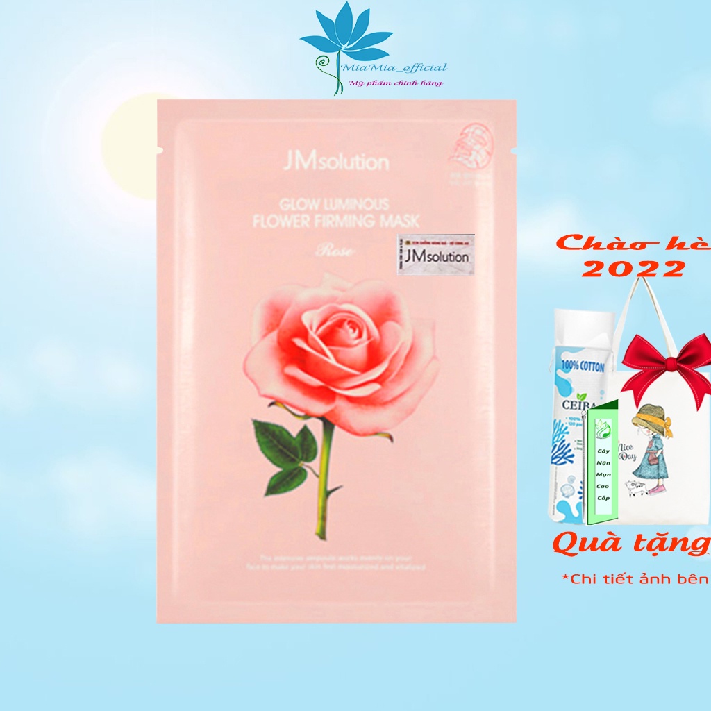 Dưỡng Sáng Da JM Solution Glow Luminous Flower Firming Mask