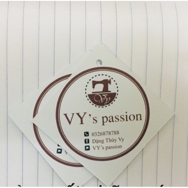 Mác tag giấy quần áo  36k/100 cái. IN TỐI THIỂU 300 CÁI