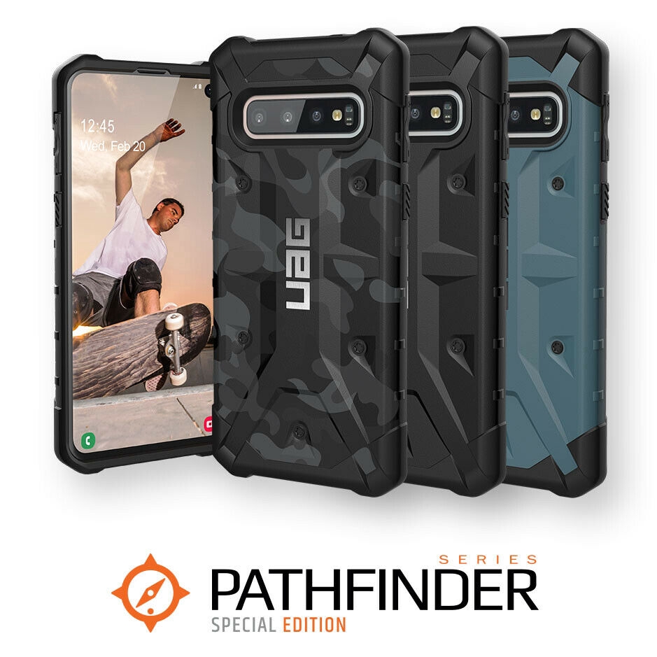 Ốp điện thoại UAG Pathfinder kiểu dáng quân sự họa tiết rằn ri cho Samsung S10 PLUS S10 5G Note 10plus