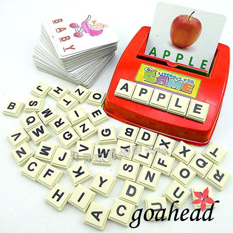 ☞❀❤♕GOAHot Early Educational Toy Gift Fun Learning English Spell the Word for Children