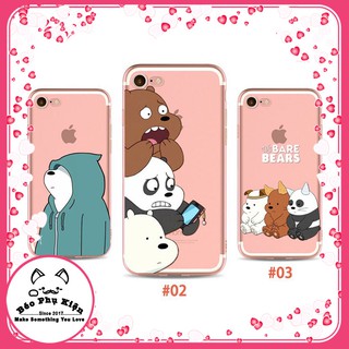 Ốp iphone - ốp lưng - m30 những chú gấu tinh nghịch